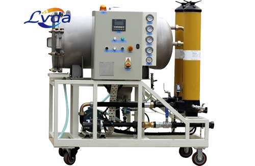 PA集团净化AOP滤油机过滤流程视频